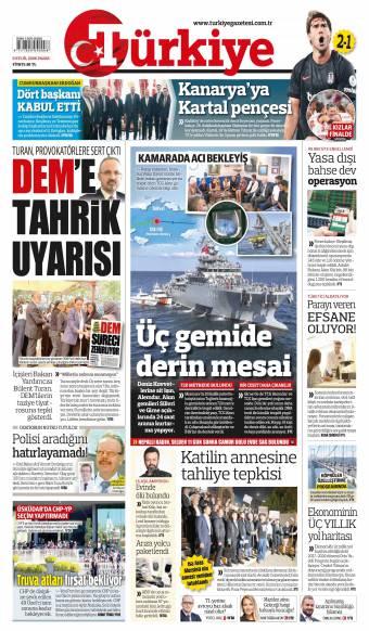 06 Eylül 2026 Türkiye Gazetesi Manşetleri