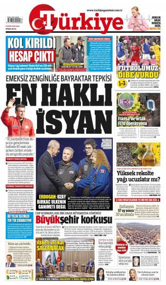 07 Ekim 2026 Türkiye Gazetesi Manşetleri
