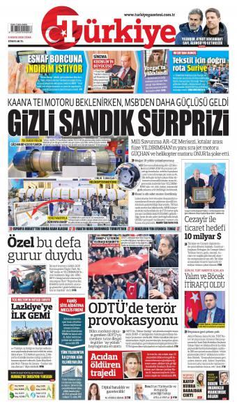 08 Mayıs 2026 Türkiye Gazetesi Manşetleri