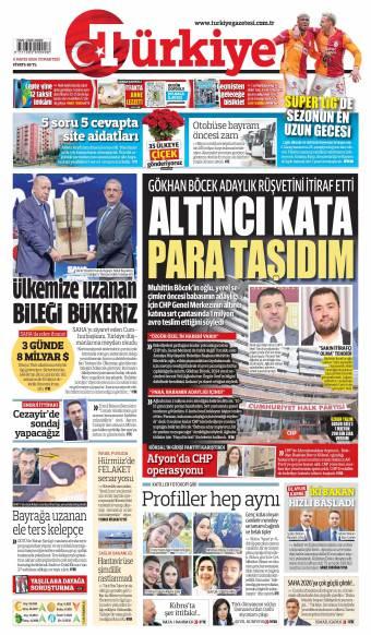 09 Mayıs 2026 Türkiye Gazetesi Manşetleri