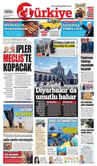 09 Haziran 2026 Türkiye Gazetesi Manşetleri