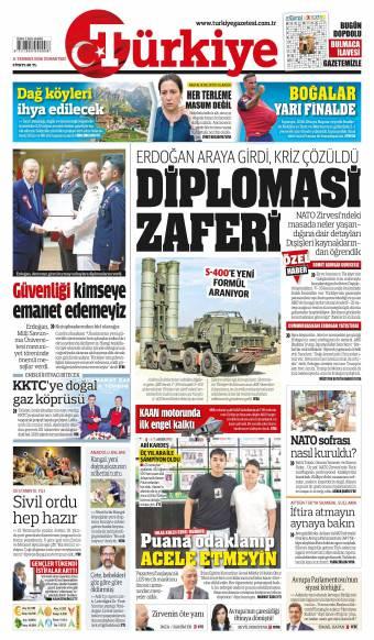 11 Temmuz 2026 Türkiye Gazetesi Manşetleri