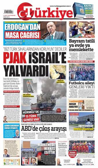 12 Mart 2026 Türkiye Gazetesi Manşetleri