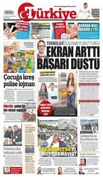 12 Temmuz 2026 Türkiye Gazetesi Manşetleri