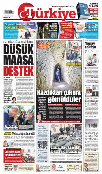 13 Ocak 2026 Türkiye Gazetesi Manşetleri