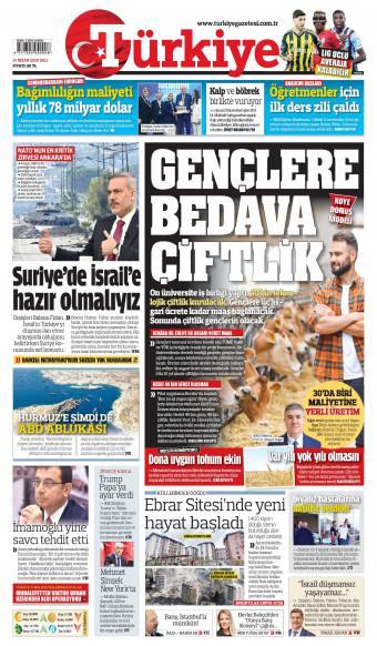 14 Nisan 2026 Türkiye Gazetesi Manşetleri