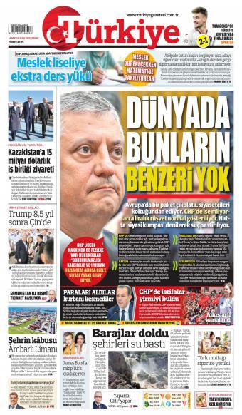 14 Mayıs 2026 Türkiye Gazetesi Manşetleri