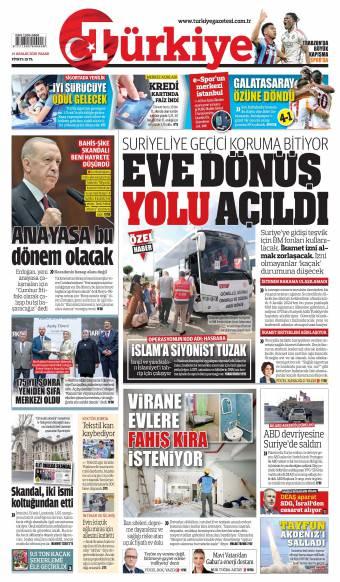 15 Aralık 2025 Türkiye Gazetesi Manşetleri