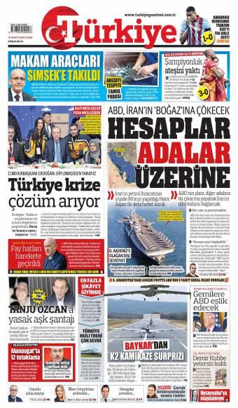 15 Mart 2026 Türkiye Gazetesi Manşetleri
