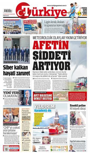 16 Mayıs 2026 Türkiye Gazetesi Manşetleri