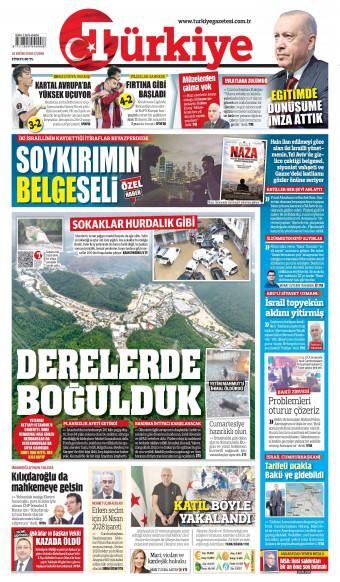16 Ekim 2026 Türkiye Gazetesi Manşetleri
