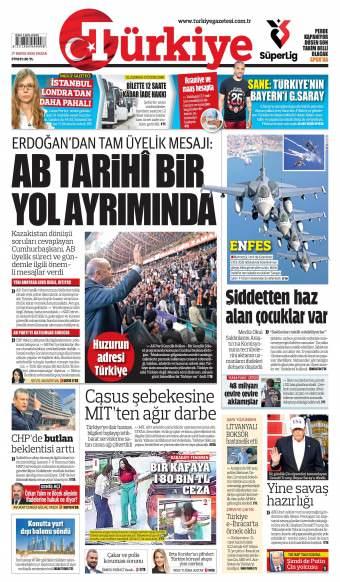 17 Mayıs 2026 Türkiye Gazetesi Manşetleri