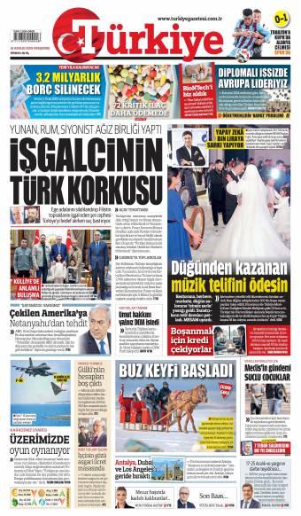 18 Aralık 2025 Türkiye Gazetesi Manşetleri