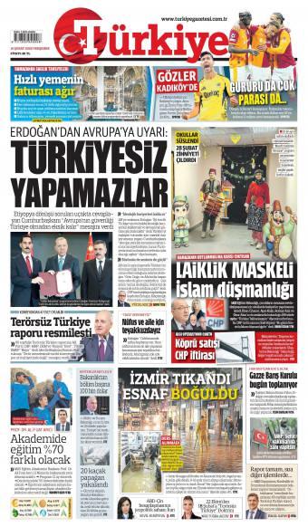 20 Şubat 2026 Türkiye Gazetesi Manşetleri