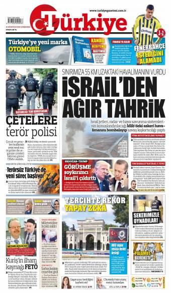 19 Ağustos 2026 Türkiye Gazetesi Manşetleri