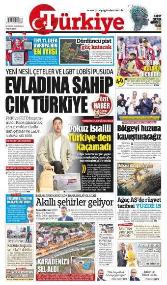 20 Eylül 2026 Türkiye Gazetesi Manşetleri