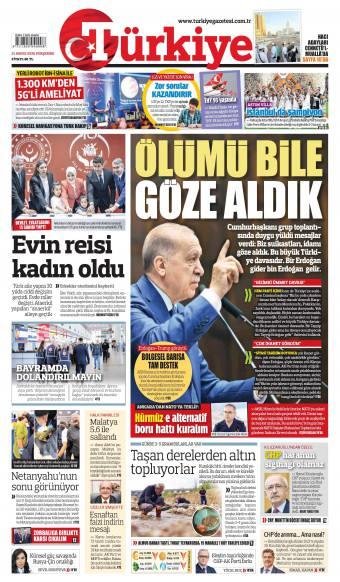 21 Mayıs 2026 Türkiye Gazetesi Manşetleri