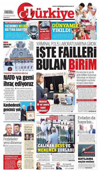 21 Haziran 2026 Türkiye Gazetesi Manşetleri