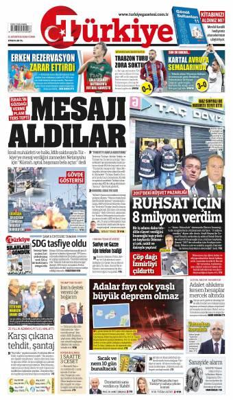 21 Ağustos 2026 Türkiye Gazetesi Manşetleri