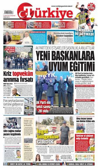 22 Ekim 2026 Türkiye Gazetesi Manşetleri