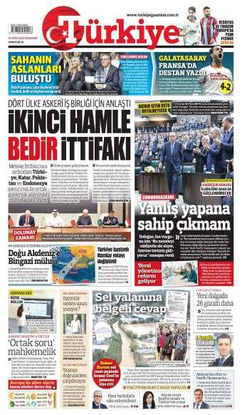 22 Ekim 2026 Türkiye Gazetesi Manşetleri