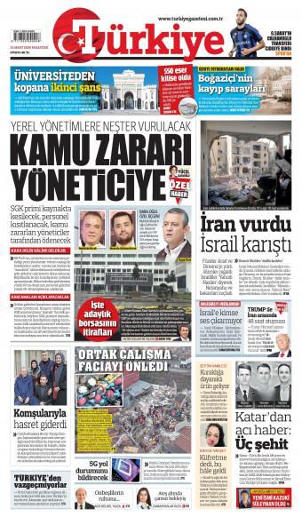 23 Mart 2026 Türkiye Gazetesi Manşetleri
