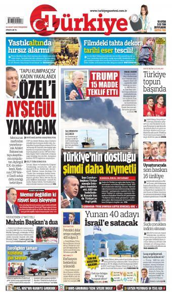 26 Mart 2026 Türkiye Gazetesi Manşetleri
