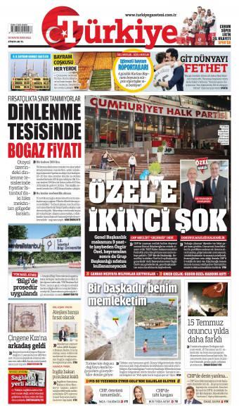 26 Mayıs 2026 Türkiye Gazetesi Manşetleri