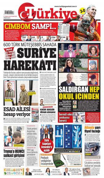 27 Nisan 2026 Türkiye Gazetesi Manşetleri
