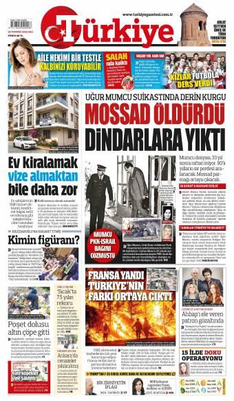 28 Temmuz 2026 Türkiye Gazetesi Manşetleri