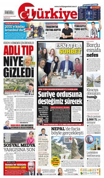 28 Ağustos 2026 Türkiye Gazetesi Manşetleri
