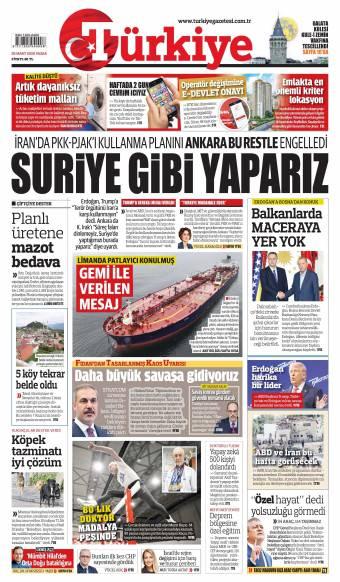 29 Mart 2026 Türkiye Gazetesi Manşetleri