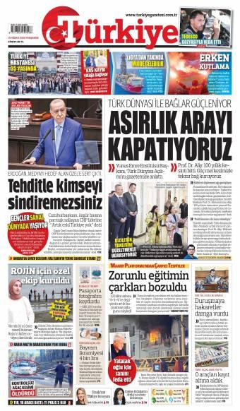 30 Nisan 2026 Türkiye Gazetesi Manşetleri