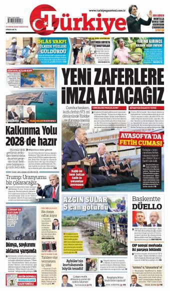 30 Mayıs 2026 Türkiye Gazetesi Manşetleri