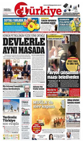 31 Temmuz 2026 Türkiye Gazetesi Manşetleri