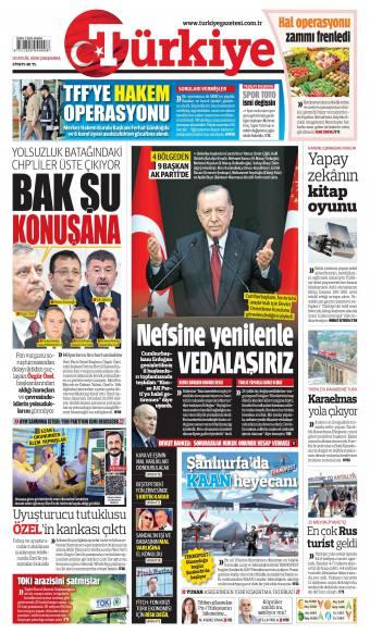 01 Ekim 2026 Türkiye Gazetesi Manşetleri