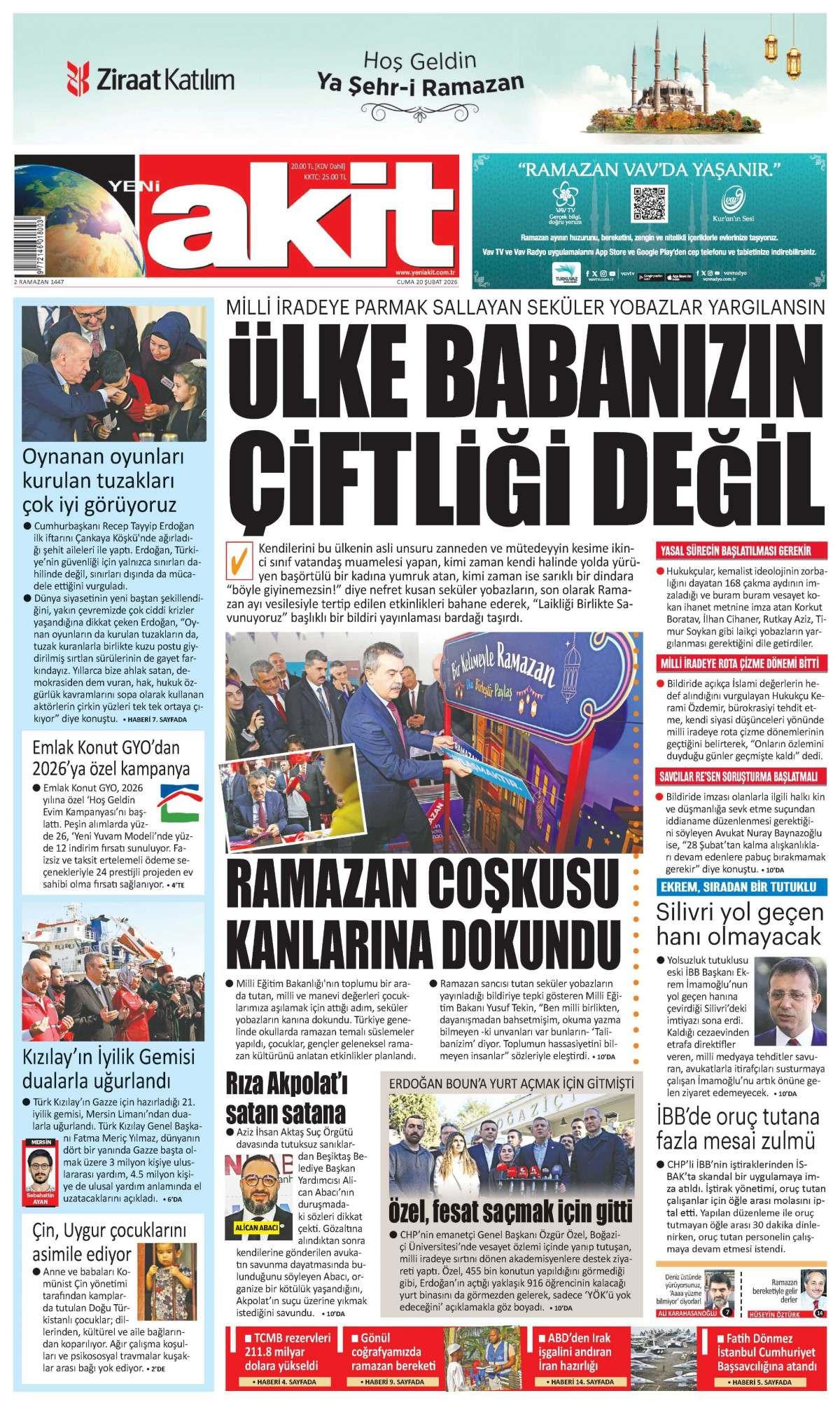Yeni Akit Gazetesi