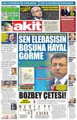 04 Nisan 2026 Yeni Akit Gazetesi Manşetleri