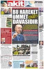 21 Mayıs 2026 Yeni Akit Gazetesi Manşetleri