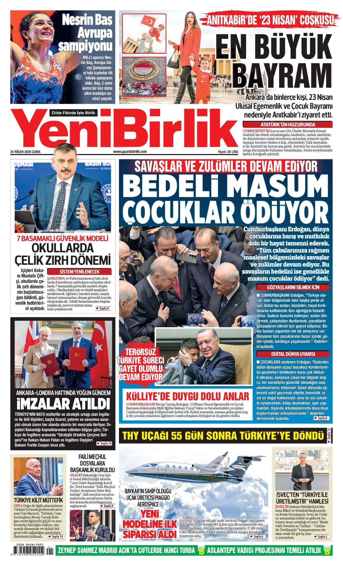 Yeni Birlik Gazetesi