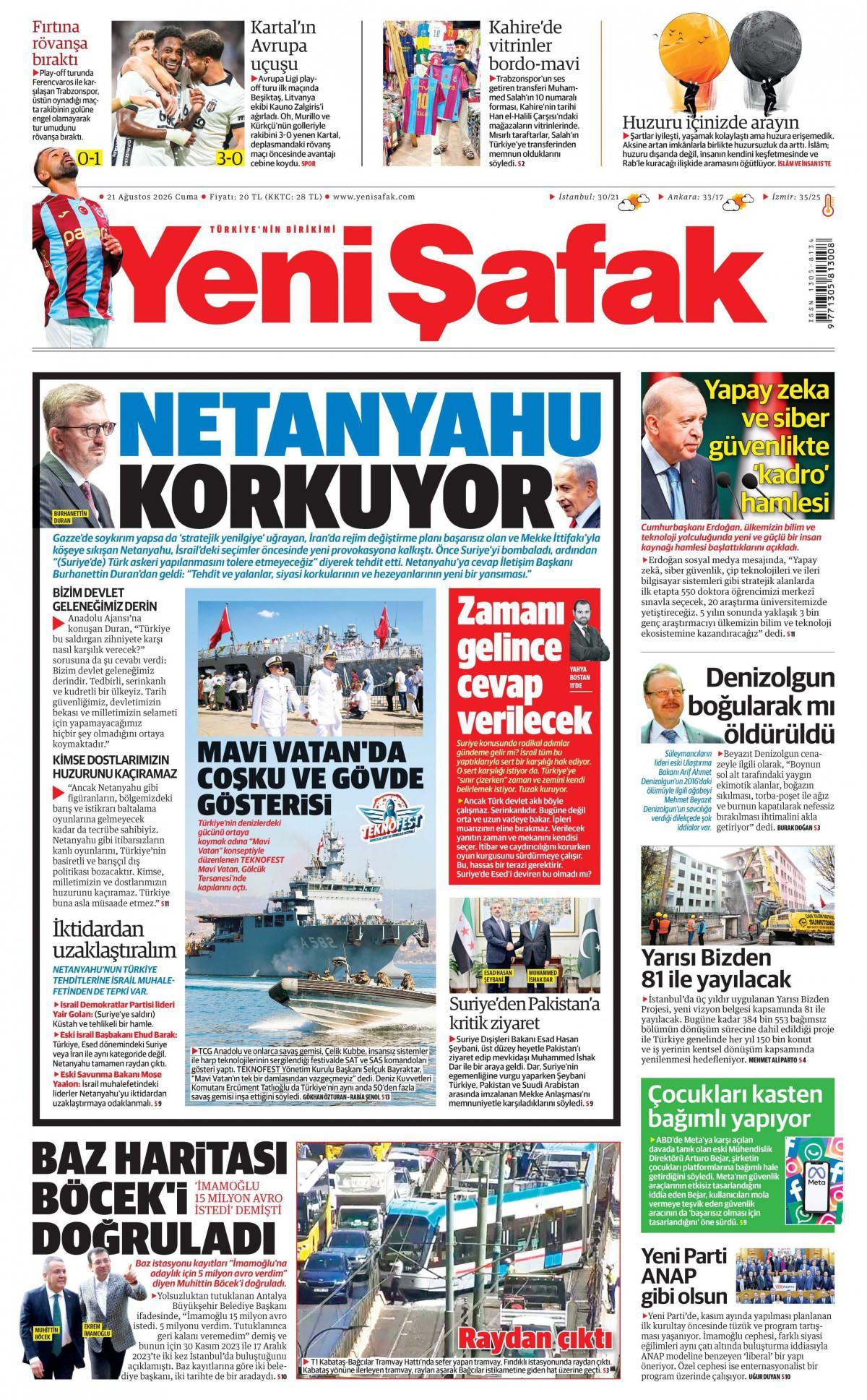 Yeni Şafak Gazetesi