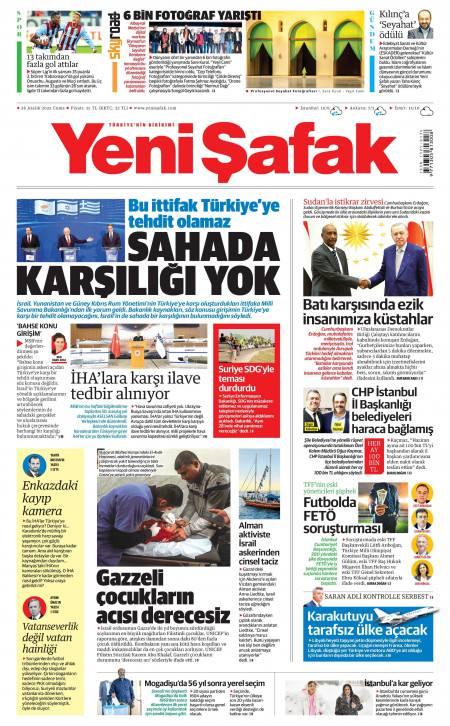26 Aralık 2025 Yeni Şafak Gazetesi Manşetleri