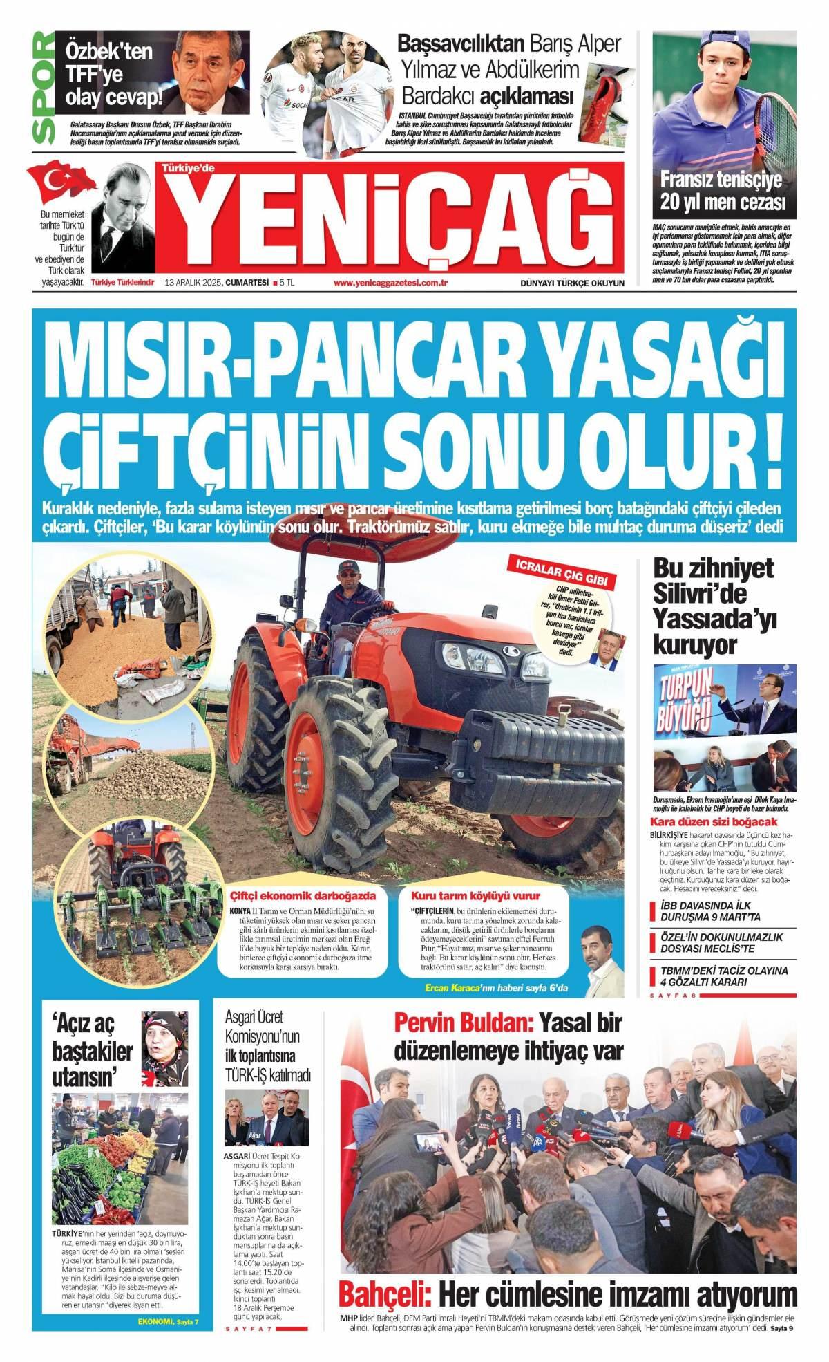 Yeni &Ccedil;ağ Gazetesi