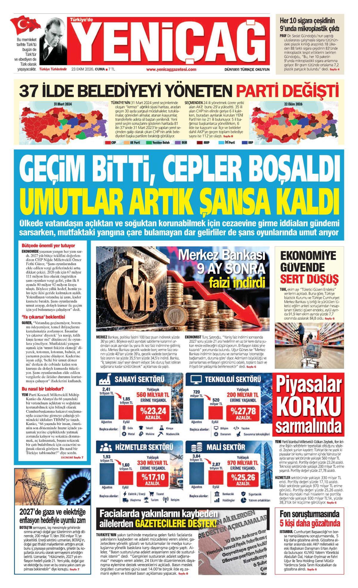 Yeni &Ccedil;ağ Gazetesi