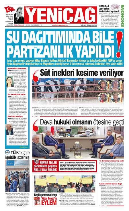 30 Ocak 2026 Yeni Çağ Gazetesi Manşetleri